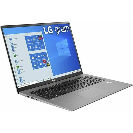 LG Gram 17Z90N - 17" IPS WQXGA (2560x1600) Ultra-Lightweight Laptop, 10th gen Core i5-1035G7 CPU, 8GB RAM, 512GB NVMe SSD, 17 Hours Battery, Thunderbolt 3 – Dark Silver ‎17Z90N-R.ARS6U1