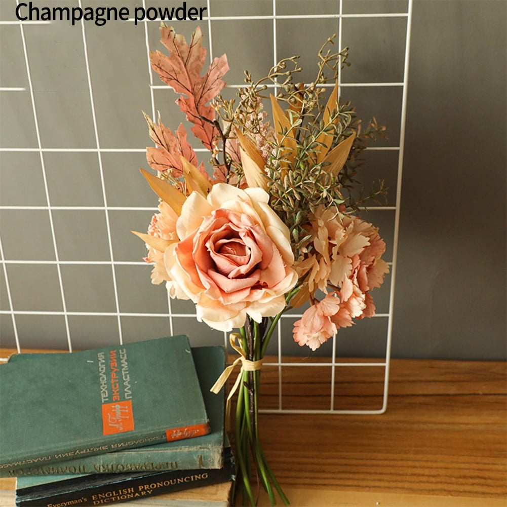 YEDYLY Simulation Flowers Artificial Plants For Fall Autumn