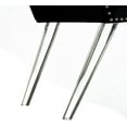 thumbnail image 6 of Kristopher Black Velvet Bench - Nailhead Trim, Acrylic Legs, 6 of 8