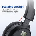 thumbnail image 2 of Rechargeable & Portable Personal FM Radio Headphones 650mA Battery Radio Headset, 2 of 16
