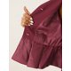 thumbnail image 5 of Conjuntos de trajes para mujeres INSPIRE CHIC, atuendos de negocios, blazer peplum sin cuello, falda lápiz formal, conjunto de 2 piezas XL rojo oscuro, 5 of 6