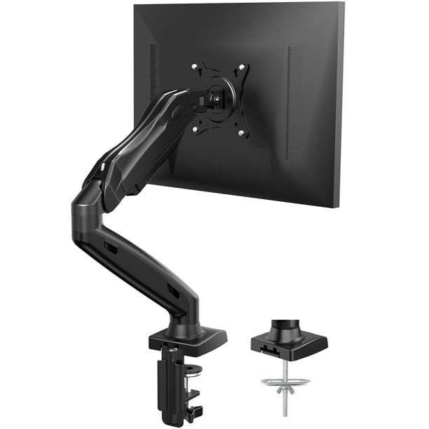 EleTab Dual Arm Monitor Stand - Height Adjustable Monitor Desk 