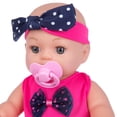 thumbnail image 2 of 12 Inch Baby Doll for Girls - Soft Vinyl Play Doll with Polka Dot Outfit & Pacifier, Ideal for Pretend Play & Gifting, 2 of 7