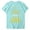 Light Blue, variant on Jinhomg Women's Casual Spring T Shirt Funny Hanukkah Menorah Graphic Tees Jewish Love And Light Celebration Tops Short Sleeve T-Shirts Army Green M