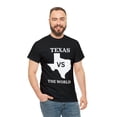 thumbnail image 5 of Texas VS The World Unisex Heavy Cotton Tee T-shirt Football, 5 of 12