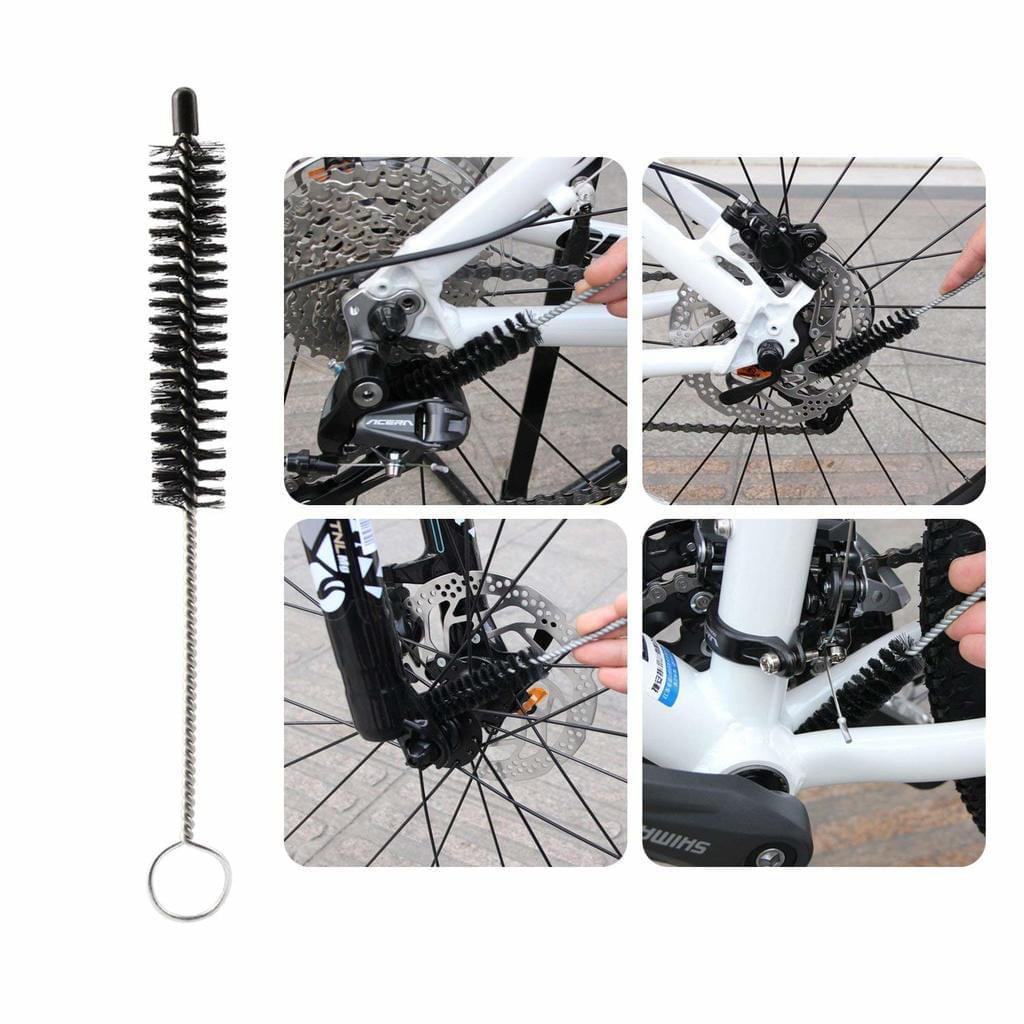 Fit All Bike Bike Bicycle Clean Brush Kit/Cleaning Tools for Bike Chain/Crank/Tire/Sprocket Cycling Corner Stain Dirt Clean 