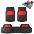 thumbnail image 1 of FH Group Solid Black Heavy Duty Floor Mats from FH Group for Auto Car w/ Free Dash Mat, 1 of 6