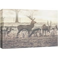 thumbnail image 3 of PixonSign Canvas Print Wall Art Caribou Stand in Sunlit Field Animals Wildlife Photography Realism Contemporary Relax/Calm Multicolor Cool for Living Room, Bedroom, Office - 16"x24", 3 of 5