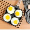 thumbnail image 2 of Non-Stick Four-Hole Frying Pan with Flat Bottom for Simultaneous Egg/Pancake Cooking, Versatile Breakfast & Steak Pan Suitable for Gas Stoves, Efficient Multi-Cooking Tool, Stylish Gift Option,FCM, 2 of 5