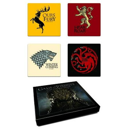 Game of Thrones Sigil Coasters Set (Best Game Of Thrones Sigils)