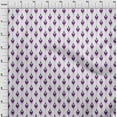 thumbnail image 4 of oneOone Cotton Poplin Purple Fabric Ikat Dress Material Fabric Print Fabric By The Yard 56 Inch Wide, 4 of 6