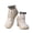 Beige, variant on Men's Women's Winter Snow Boots Slip on Warm Barefoot Hiking Boots Minimalist Ankle Booties