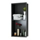 thumbnail image 1 of Yeshouse Nicho de ducha de acero inoxidable de 12 × 24" - Organizador de doble estante, nichos de pared empotrados para almacenamiento, no requiere azulejos, estante de ducha para baño, 1 of 6