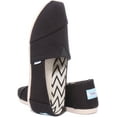 thumbnail image 4 of TOMS CLASSIC ALPARGATA CANVAS SHOES BLACK / SIZE 10, 4 of 6