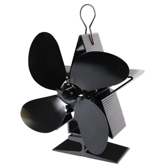 DECORNIJIA Heat Powered Fan Aluminium 1Set 6x3.5x7in