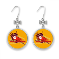 thumbnail image 1 of Graffiti Street Ready-to-Donate Reactor Bow Earrings Drop Stud Pierced Hook, 1 of 3