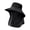 Black, variant on Mareep Men's Solar Powered Fan Hat with Wide Brim, USB Rechargeable Cooling Cap with 3 Speeds, UPF Sun Protection for Fishing Hiking Outdoor