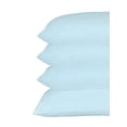 thumbnail image 1 of Just Linen 400 TC 100% Egyptian Cotton Solid Color, Value Pack of 4 Queen Pillow Cases, 1 of 3