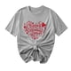 thumbnail image 1 of Camisetas de Manga Corta para Mujeres, Camiseta de Cuello Redondo Impresa de Moda, Primavera Y Verano Casual, 1 of 8