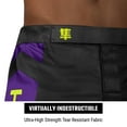 thumbnail image 3 of Hayabusa Men's Icon Mid-Thigh Fight Shorts - Black/Yellow, Large, 3 of 5