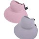 thumbnail image 4 of Greeniant Mujeres Lady Girl Beach Brim verano plegable viaje sol algodón hilo sombrero gorra nuevo Escalada ladrillo rojo Tipo de malla Greeniant HW5449-05, 4 of 6