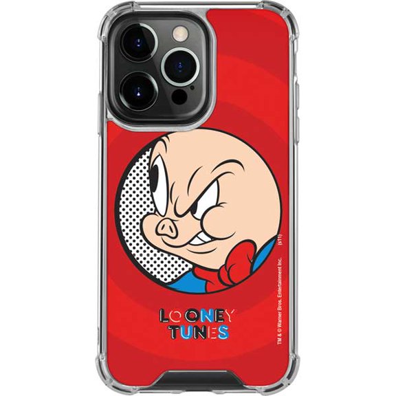 Skinit Looney Tunes Porky Pig Full iPhone 14 Pro Clear Case