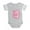 Heather Gray, variant on CafePress - Best Friends Pink New_R - Cute Infant Baby Football Bodysuit