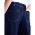 thumbnail image 5 of Free Assembly Women's and Women's Plus Side Panel Barrel Jeans, 30" Inseam, Sizes 0-28W, 5 of 6