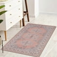 thumbnail image 6 of Washable Entryway Runner Area Rug : 2x3ft Stain Resistant Small Entry Rug Boho Doorway Throw Rug Non Slip Laundry Room Floor Carpet for Bedroom Bedside Kitchen Indoor Home Decor Doormat, 6 of 6