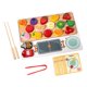 thumbnail image 5 of Juego de combinación de frutas Accesorio de cocina Juguete de cocina Juguete de aprendizaje preescolar Juguete de frutas de madera para niños de 3 año, 5 of 9