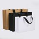 thumbnail image 1 of Bolsa de regalo de piel de vaca sencilla, bolsa de compras, bolsa de ropa, bolsa de embalaje con cordón de hilo, bolsa de cartón blanca, 1 of 5