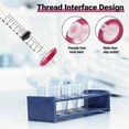 thumbnail image 4 of 100 Pcs Syringe Filters Ptfe Hydrophobic 0.22um Membrane 13mm Pore Filtration Non-sterile Syringe L, 4 of 5