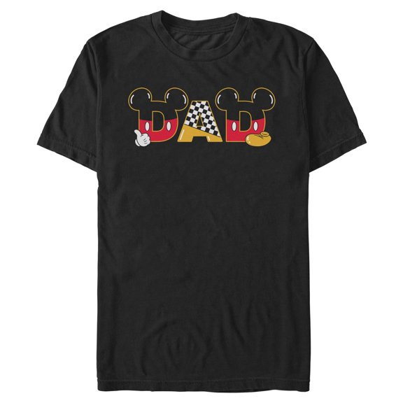 Mens Mickey & Friends Dad Mice Pattern T Shirt