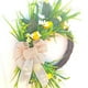 thumbnail image 5 of Fiudx Guirnalda de Flores, Corona Floral Vibrante para Puerta, Decoración con Flores Artificiales, Material Flexible y Duradero, Decoración de Pared para El Hogar, Exhibición para Bodas, Diseño de Fá, 5 of 6