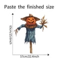 thumbnail image 6 of sruoe Halloween Wall Decals, Halloween Sticker Window Decorations, Halloween Scarecrow Glass Window Background Decoration Stickers, Wall Decal for Living Room, Bedroom, Party Decor, 6 of 6