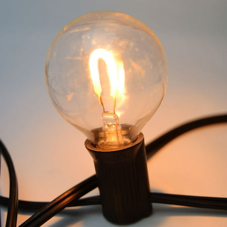 LED Filament Light Bulbs, G40 Globe Vintage Look, Energy Saving, E12 Base, 0.5 Watt