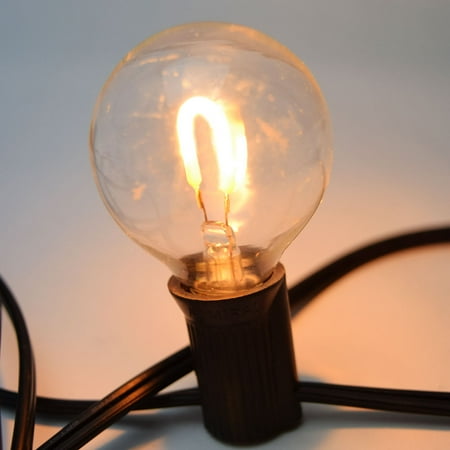E12 Base Led Lights LED Filament Light Bulbs, G40 Globe Vintage Look, Energy Saving, E12 Base, 0.5 Watt (2-PACK) ()