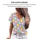 thumbnail image 2 of Qarigey Camiseta novedosa de poliéster para niñas, camisetas de manga larga frescas y dulces, cómodas y ligeras, para mujeres Prendas para la parte del cuerpo púrpura S, 2 of 6