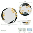 thumbnail image 3 of Fitz and Floyd Carmen 24-Piece Porcelain Tableware Set (service for 8), 3 of 8