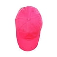 thumbnail image 4 of NYFASHION101 Unisex Adjustable 6-Panel Low-Profile Baseball Cap LOW100- HG HOT PINK, 4 of 5