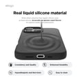 thumbnail image 3 of Funda para teléfono Celago compatible con iPhone 16 Pro, silicona negra, 3 of 9