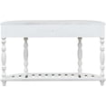 thumbnail image 4 of 52" Retro Curved Console Table Wood Entryway Table with 4 Drawers and 1 Storage Shelf,Sofa Table for Living Room,Foyer,Kitchen,Entryway,Hallway, 4 of 7