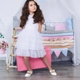 thumbnail image 6 of NCCB Girls Dress Shoes Girls Flats with Bowknot Little Big Kid Princess Ballet Shoes Slip on Flats White 11, 6 of 6