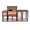 black with orange-Pro, variant on Outdoor Wooden Small Chicken Coop with Wire Mesh,2-Tier Duck Condo with Weatherproof Brooder,Gray