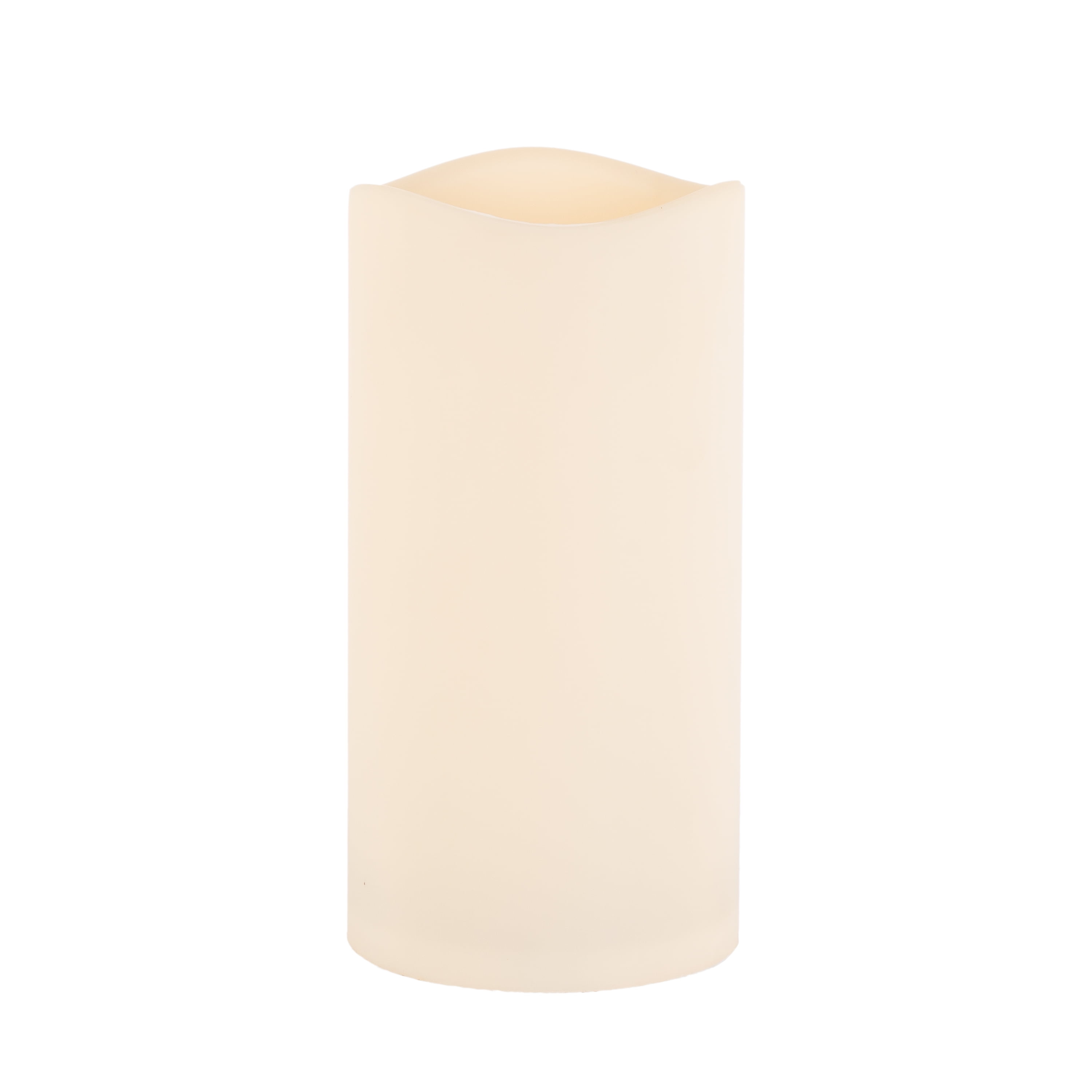 Better Homes & Gardens  4.5"D x 9" H White Flameless Flicker Outdoor LED Candle