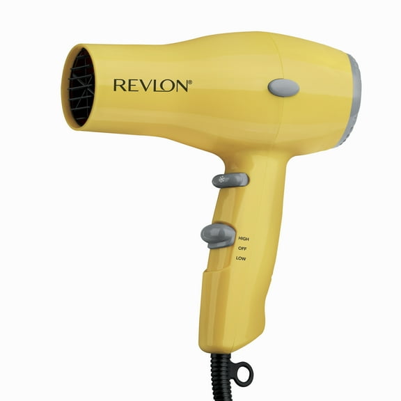 Revlon Travel Compact Ionic Hair Dryer, Yellow