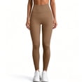 thumbnail image 5 of Akiihool Yoga Pants for Women Casual High Waist Yoga Pants Yoga Pants Tummy Control, Ways Stretch Workout Running Yoga Leggings (Coffee,XXL), 5 of 7