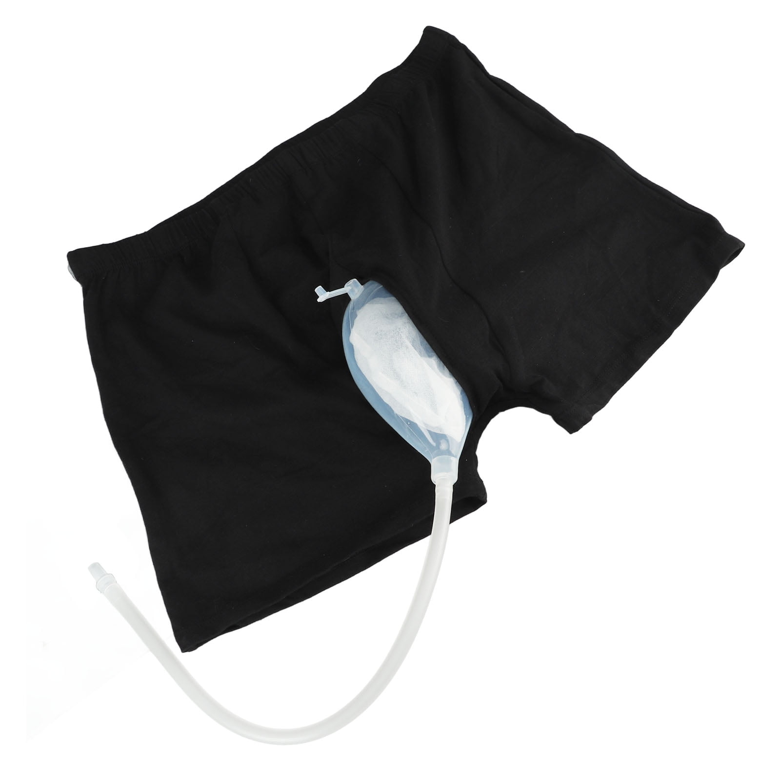 Wearable Men Urinal Bag, Elastic Waistband Reusable Portable Male