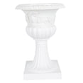 Roman Column Front FONDOTIN Roman Column Flower Pot White Decorative Garden Urn for ...