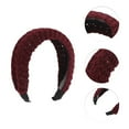 thumbnail image 5 of Unique Bargains 1 Pc Fashion Knitted Wide Headbands for Women Red, 5 of 6